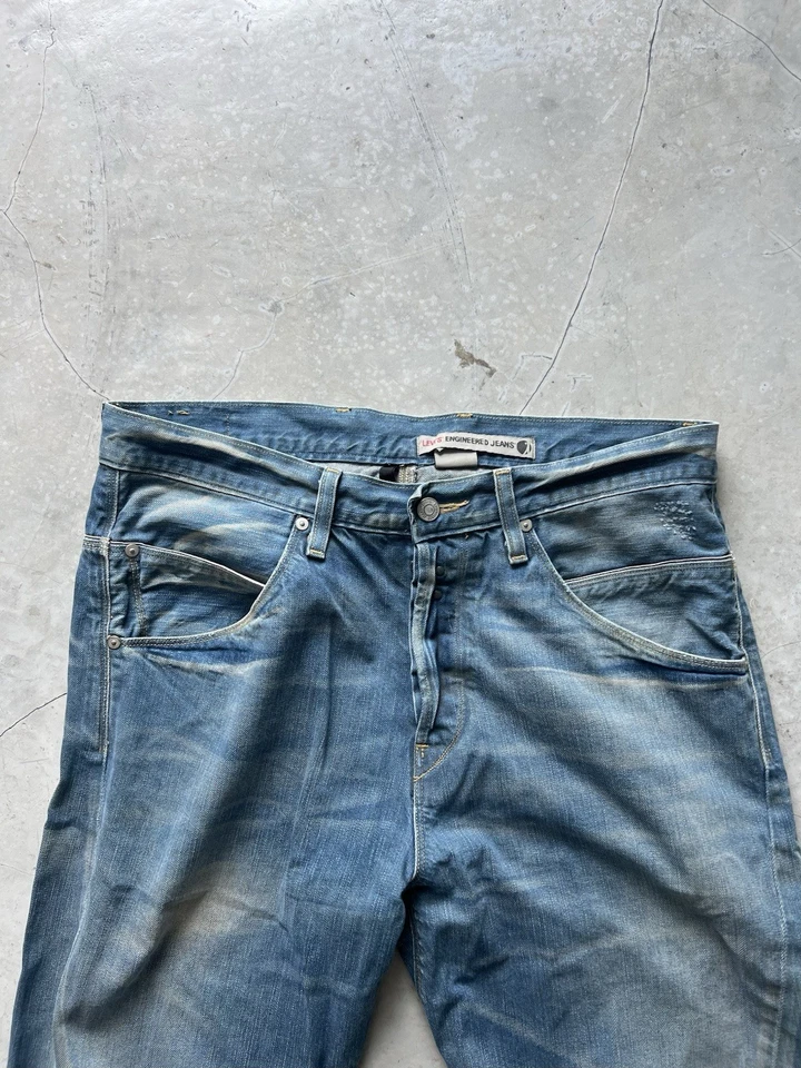 Levis Engineered Jeans Buckleback Mens Tag W33 Actual 34x31 - Image 2 of 4