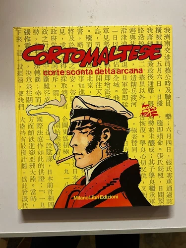 corto maltese Hugo Pratt  corte sconta detta arcana cartonato prima ediz 1982