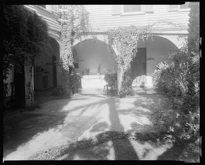 St Augustine Florida Spanish Treasury 1936-1937 Courtyard Arches House