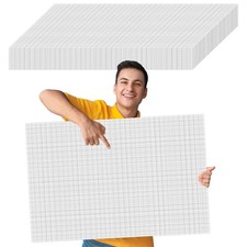 50 Sheets Large Graph Paper 24 x 36 In Graph Paper Pad 1/4 In Ruled Large Gri...