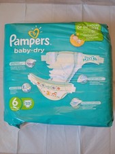 33 Vintage Pampers Baby Dry 6 Windeln Alte Windel 15+ KG Reborn