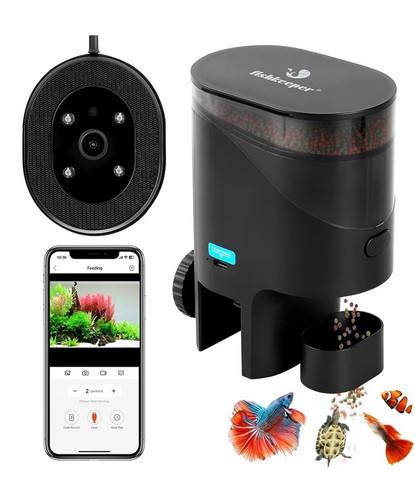 fishkeeper Smart Automatic Fish Feeder FK158 for All Water Types