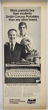 1968 SCM Smith Corona Typewriter MCM Original Print Ad Life Magazine 60s
