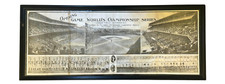 RARE - 1909 Opening Game World's Championship Series, Panoramic Poster - Ty Cobb