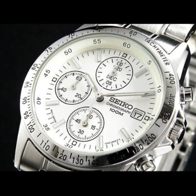 SEIKO Chronograph SND363PC Stainless Steel Quartz Watch