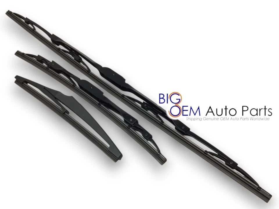 Chevrolet Spark 2016-2022 pasajero conductor limpiaparabrisas delantero y trasero OEM Foto 3 de 4