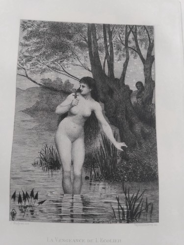 BOCCACE 1890 LE DECAMERON 3/3 RELIURE GRAVURES JACQUES WAGREZ EAU FORTE - Picture 6 of 13