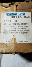 Joslyn Clark 100T-W1 Control Station Stainless Steel (New/Surplus)