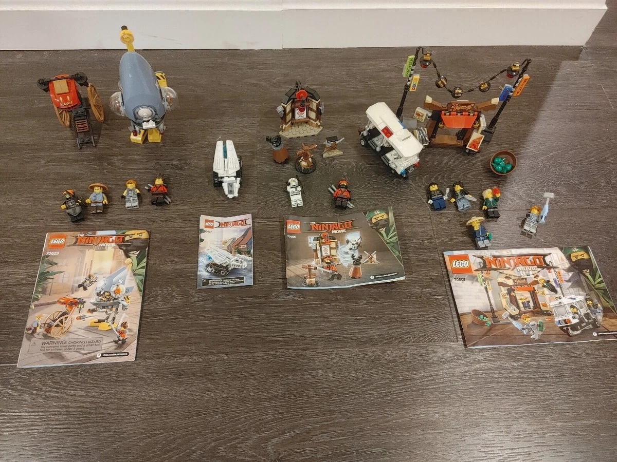 LEGO Ninjago Movie Lot Of 4. 30427 70606 70607 70629 All 100 Complete