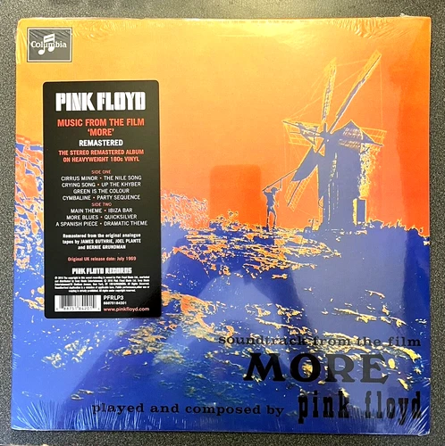 Pink Floyd More 2016 version Original Soundtrack Remastered 180g Vinyl Record LP