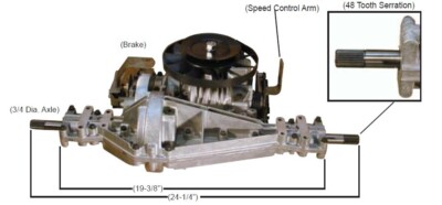 Peerless Silent Trac  Hydrostatic Transaxle Model H 2000-029 Murray/Snapper