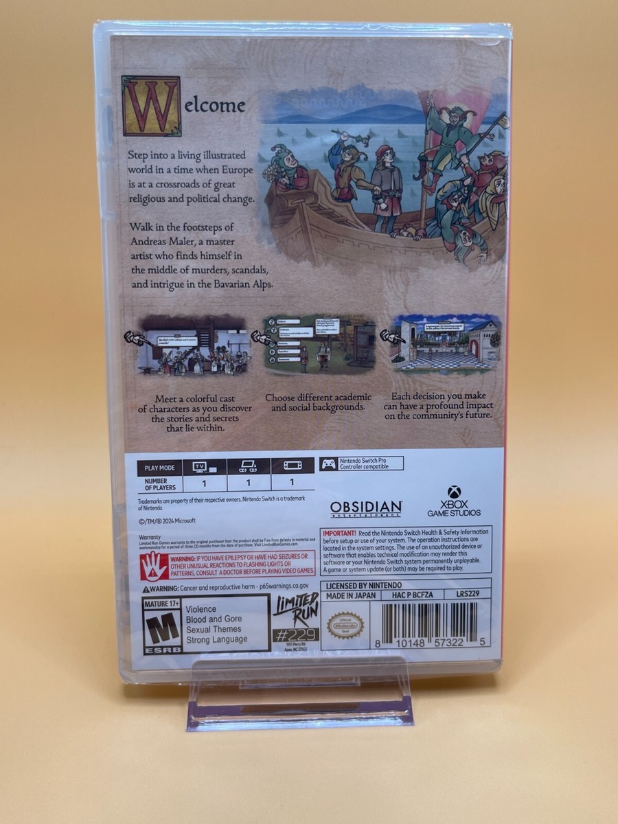 Nintendo Switch Limited Run #229: Pentiment | eBay