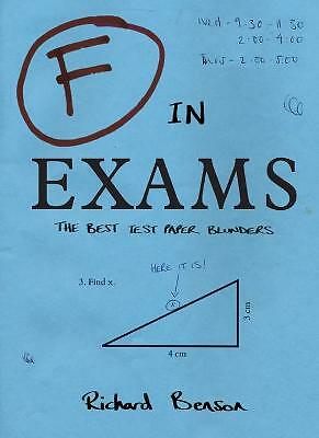 F in Exams: The Best Test Paper Blunders Highly Rated eBay Seller Great Prices