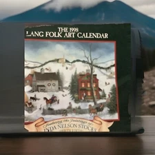Calendar Lang Folk Art 1998 WALLBy Lang Inc. - Lang Holdings Excellent Condition