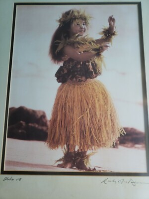 SIGNED Randy Jay Braun 17 x 21 framed Hawaiian Art Photography