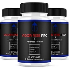 (3 Pack) Vigor Rise Pro Capsules VigorRise Pro Max Performance (180 Capsules)