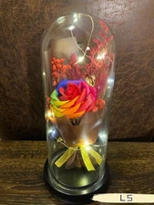 Romantic Home Decor Gifts Artificial Flower Gift multicolor Rose with Led Lights