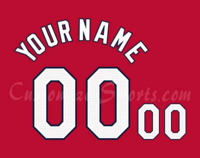 Baseball St Louis Cardinals Customized Number Kit for 2024-2025 city Uniform