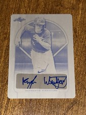 KYLE WESTFALL 2018 LEAF PERFECT GAME PRINTING PLATE AUTO #1/1 COASTAL CAROLINA