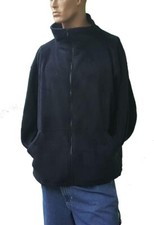 NWOT USA Made 2X Big Navy Full Zip Polar Arctic Fleece Jacket Sweater