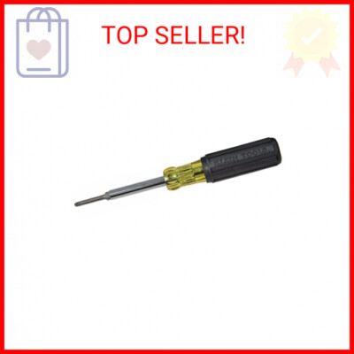 Klein Tools 32559 Multi-bit Screwdriver / Nut Driver, Extended Reach 6-in-1 Tool