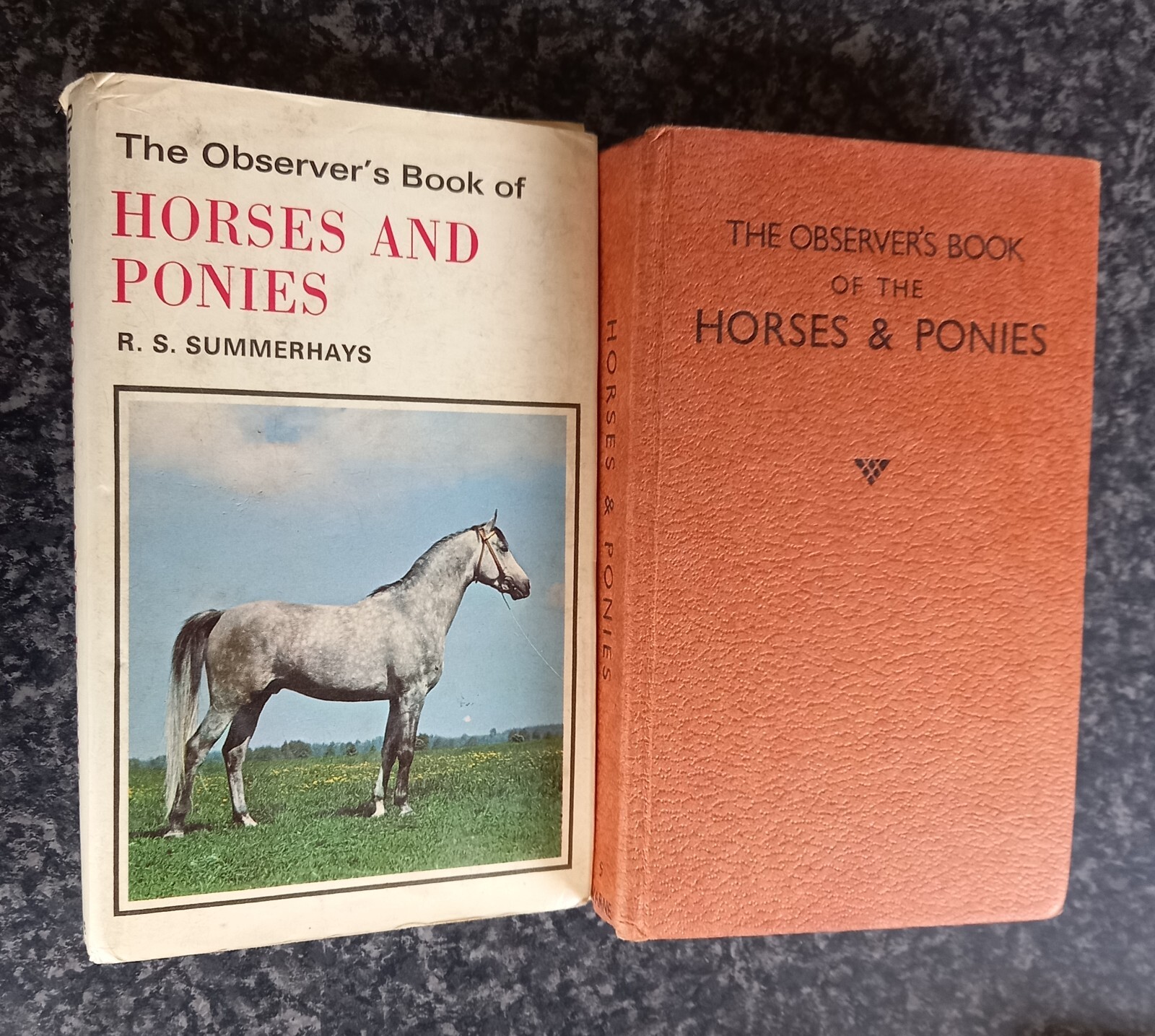 PONY Observer's Book of Horses and Ponies ( dust jacket ) 1974 edition