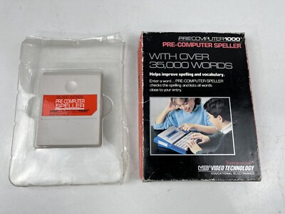 Vintage VTECH Pre-Computer 1000 - Pre-Computer Speller Cartridge 1988