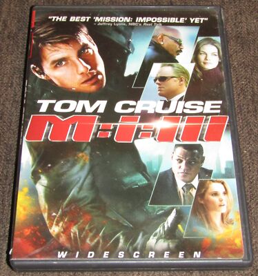 DVD Mission Impossible III Tom Cruise Philip Seymour Hoffman Ving Rhames