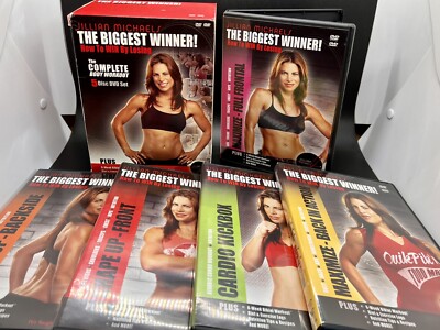 スポーツ・フィットネス GROUP KICK JUL 11 DVD Biggest Winner Complete Workout Jillian Michaels, 5 DVD Cardio