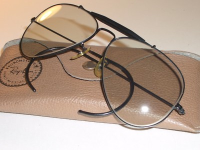 1960's 58[]14 VINTAGE B&L RAY BAN GRAY TONE TRANSITION OUTDOORSMAN