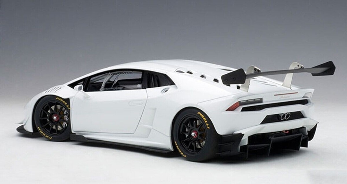 1/18 Lamborghini Huracan LP620-2 Super Trofeo White 2016 Model Car