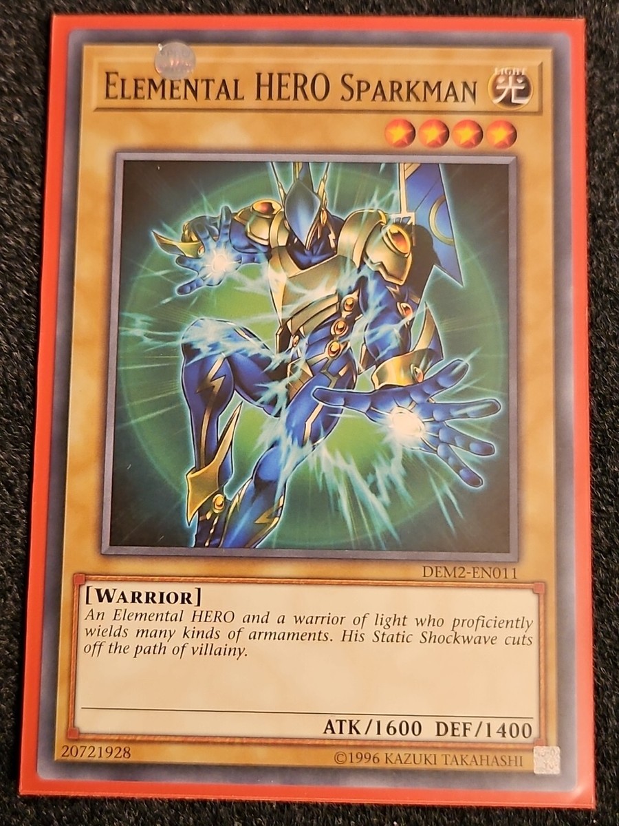 1x (NM) Elemental HERO Sparkman - DEM2-EN011 - Common - Unlimited