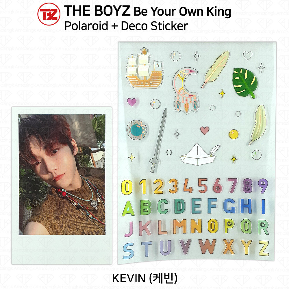 The Boyz Be Your Own King Polaroid Photocard with Deco The Boyz Be Your Own King Polaroid Photocard with Deco
