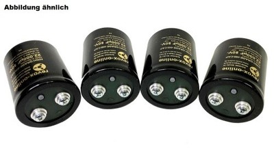 High Grade Audio Cap Ladekondensatoren 22.000µF/80V, (4x)  für Studer Revox B740
