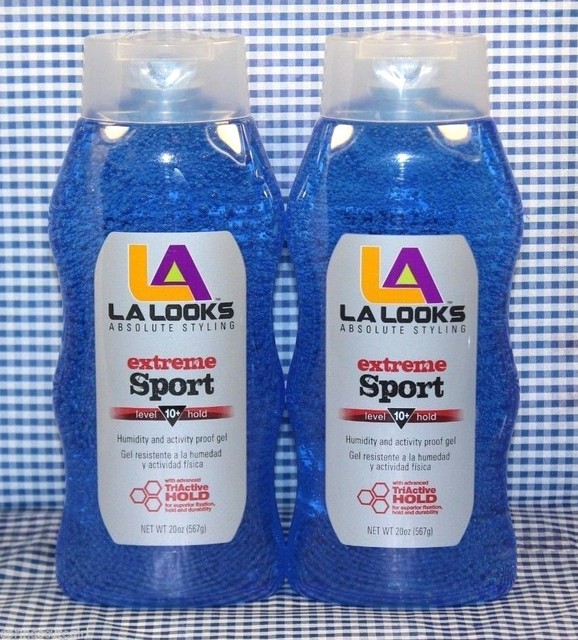 2 L.A. LOOKS Absolute Styling EXTREME SPORT LEVEL 10+ HOLD Hair Gel 20 oz each eBay