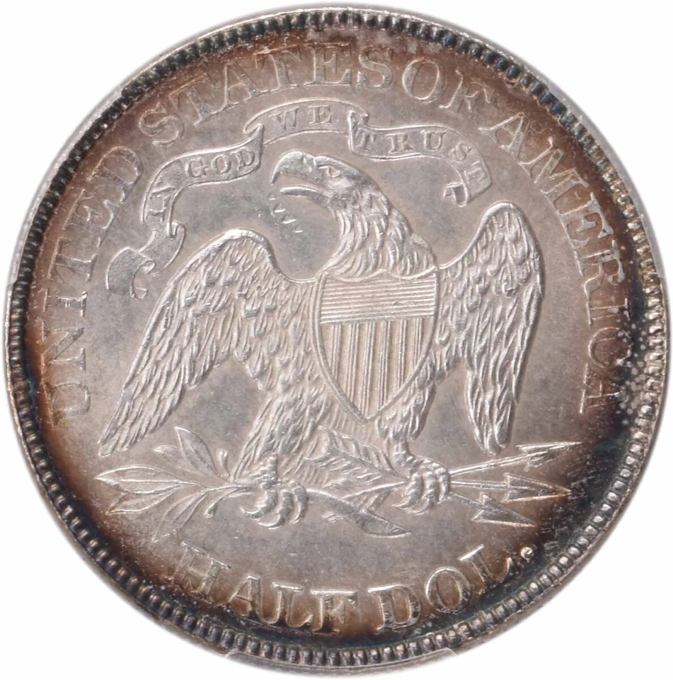 1889 Liberty Seated Silver Half Dollar MS63 PCGS (CAC) - Image 4 of 4