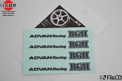 JAPAN MATERIAL SMALL YOKOHAMA ADVAN RACING RG2 REPLACEMENT DECAL STICKER #R018-2