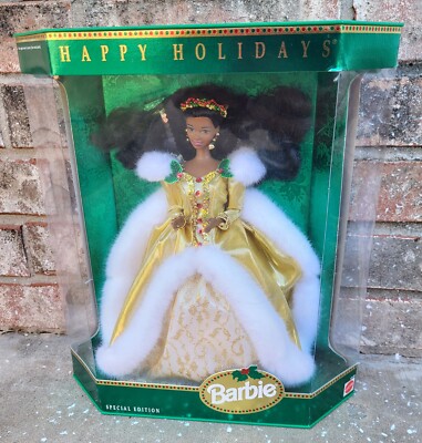 Barbie Happy Holidays Special Edition Barbie Doll AA African