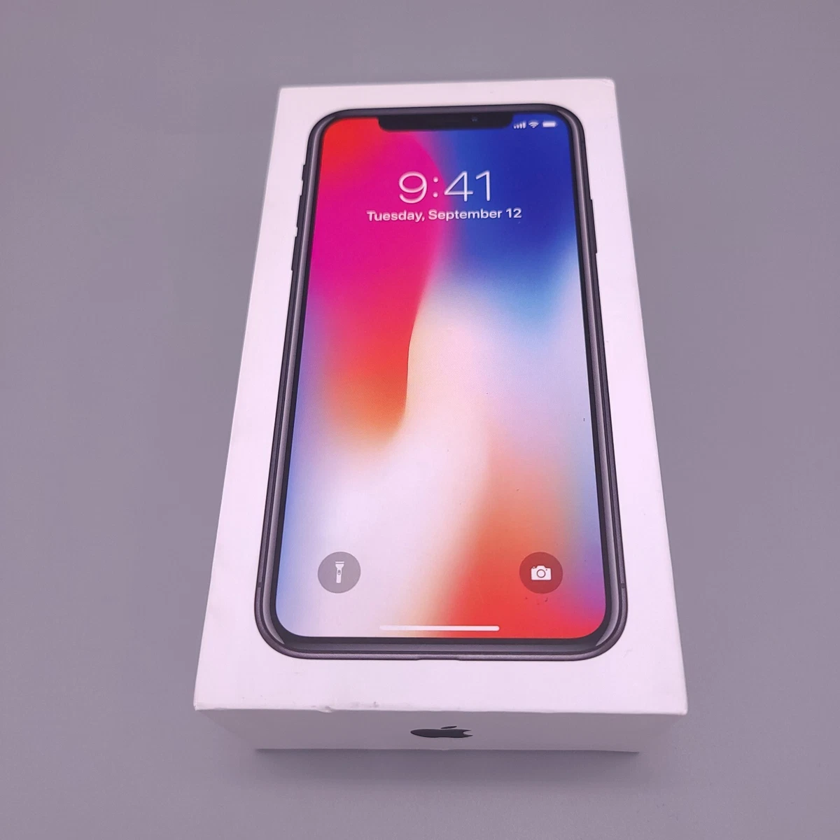 Apple iPhone X 64GB Space Gray Empty Box Only