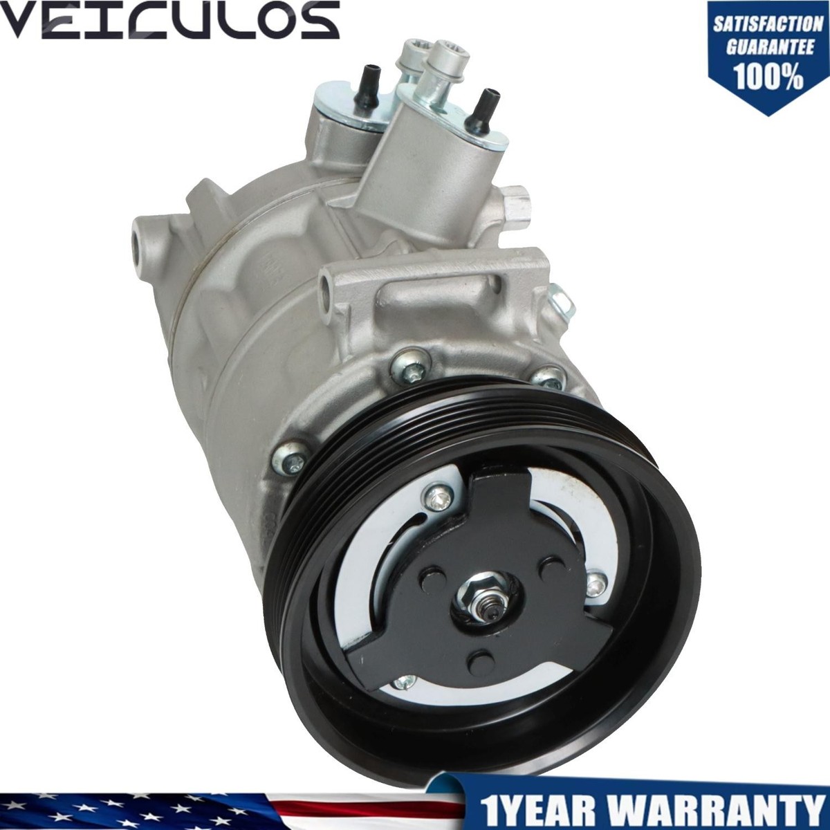 AC Compressor W/Clutch CO 4574JC For 2005-2014 Volkswagen Jetta 2.5L L5