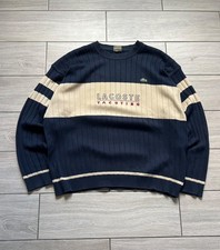 Lacoste Sweatshirt Made in France Streetwear Vintage Logo 90 s hype