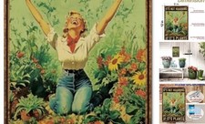 Funny Garden Sign   It  s Not Hoarding If It  s Plants  12x8  Vintage Metal