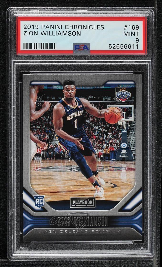 2019-20 Panini Chronicles Playbook Zion Williamson #169 PSA 9 MINT 02zh