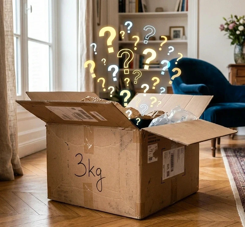 Carton mystère 3 kg : la solution anti-ennui pour redécouvrir le plaisir de déballer