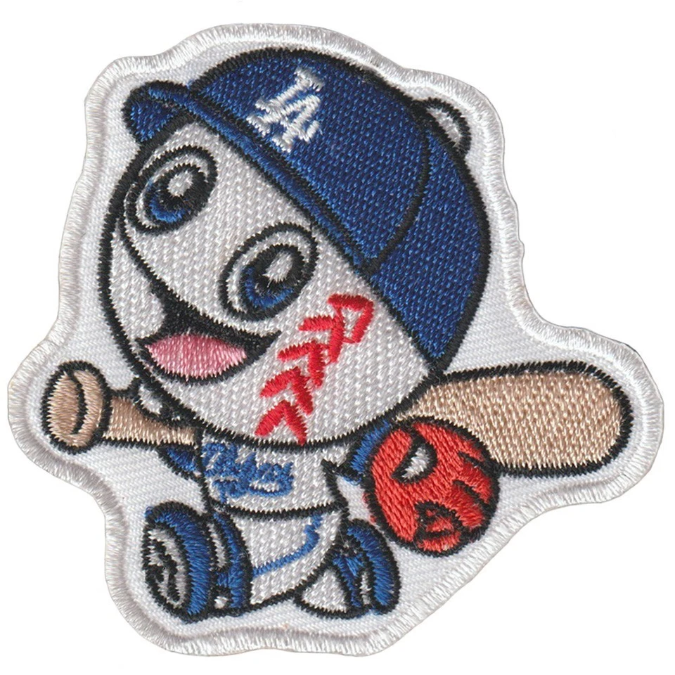 Wholesale Los Angeles Dodgers Cartoon Logo Size 3.0"x3.0" Sew Iron on Patches - Image 4 of 4