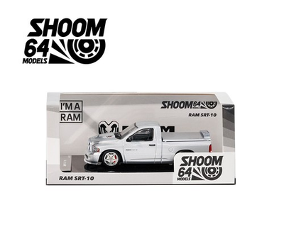 #ad #ad SHOOM64 2003 Dodge Ram SRT 10 Pickup – Silver 1 64 $21.99
