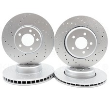 F�R BMW 535i 635i E60 E61 E63 E64 M SPORT VORNE HINTEN GELOCHT BREMSSCHEIBEN FR/RR