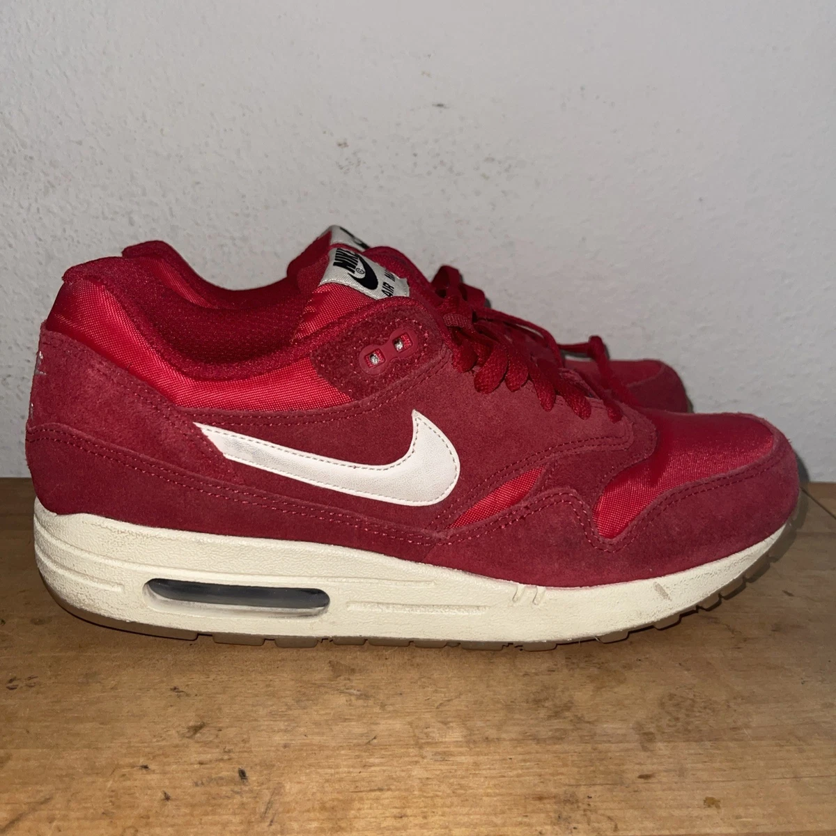 Nike Air Max 1 Essential Gym Red Sail for Sale | Authenticity