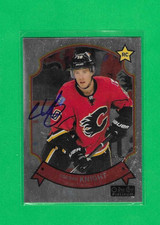 CORBAN KNIGHT 2014-15 OPC PLATINUM CALGARY FLAMES ROOKIE AUTOGRAPH CARD. rookie card picture