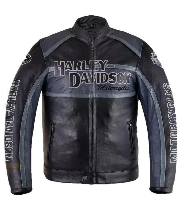 Harley Davidson Jackets Men’s Classic Cruiser Motorcycle Cowhide Leather Jacket